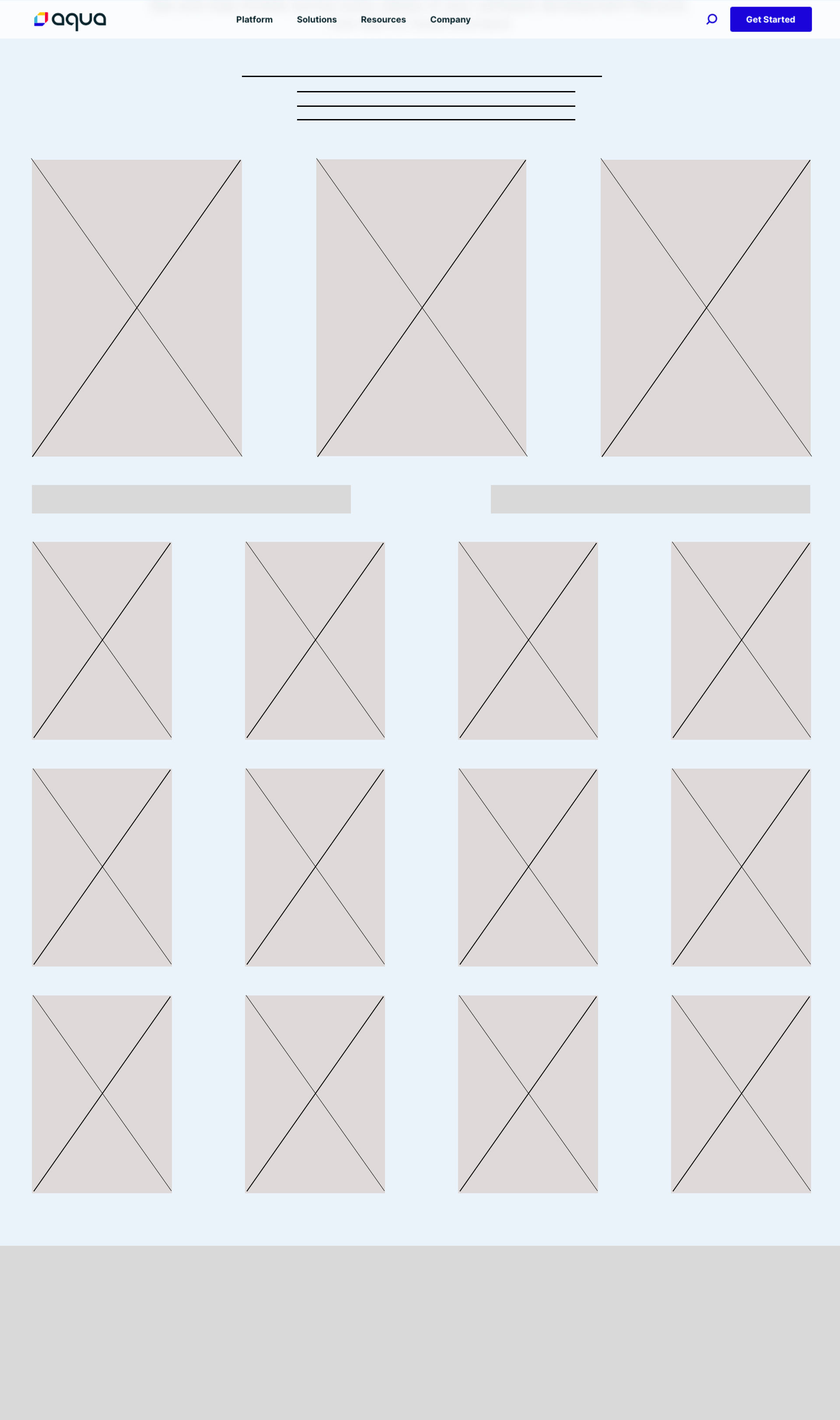 Blog homepage before redesign