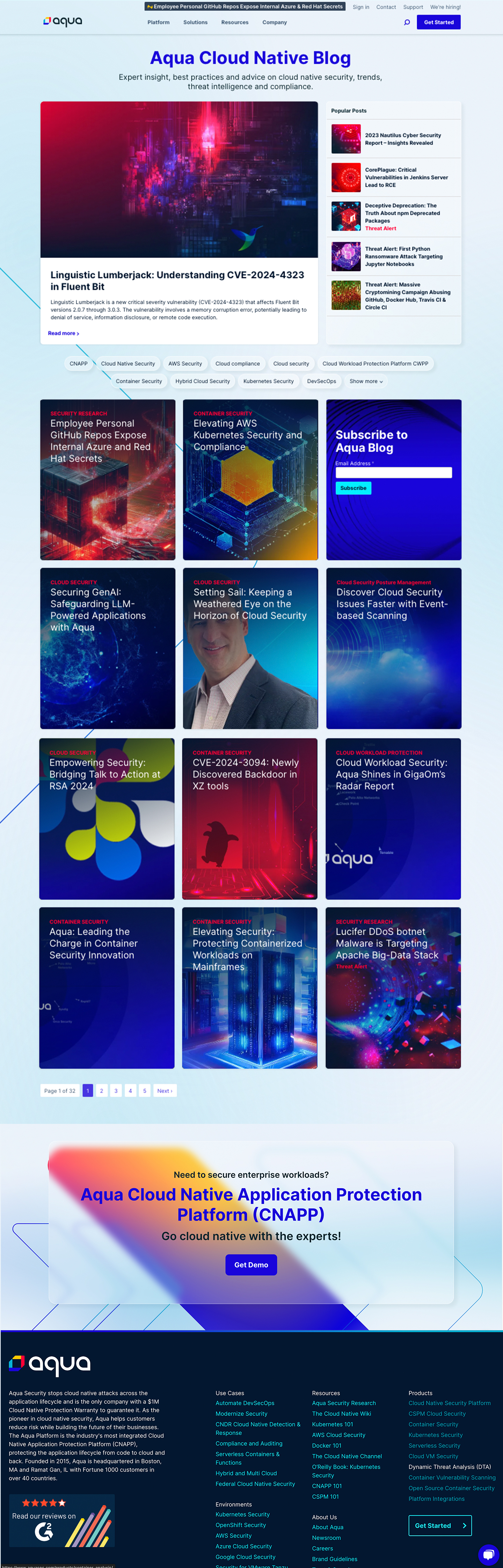 Redesigned blog homepage, live