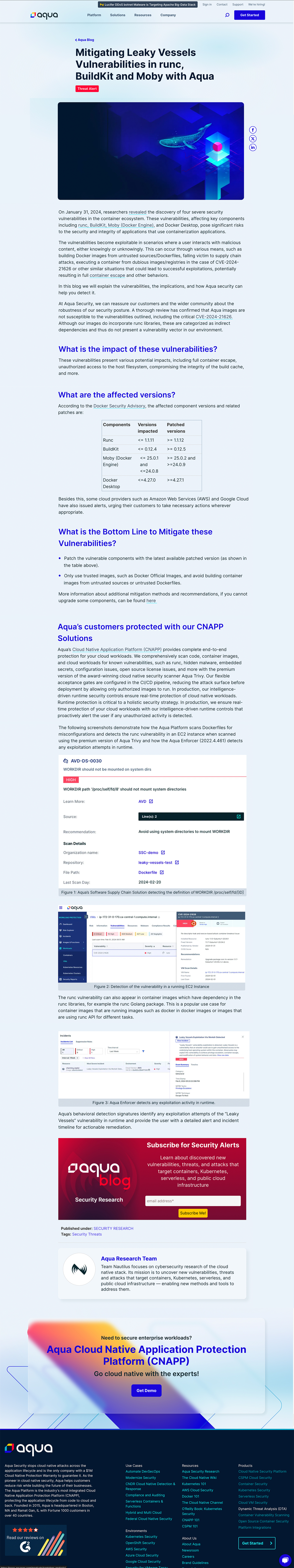 Redesigned blog post page