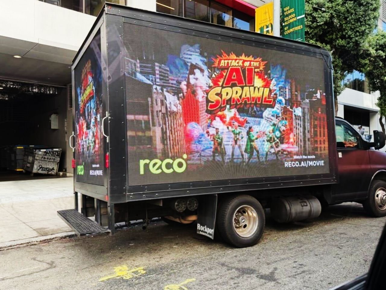 Reco AI Sprawl truck wrap