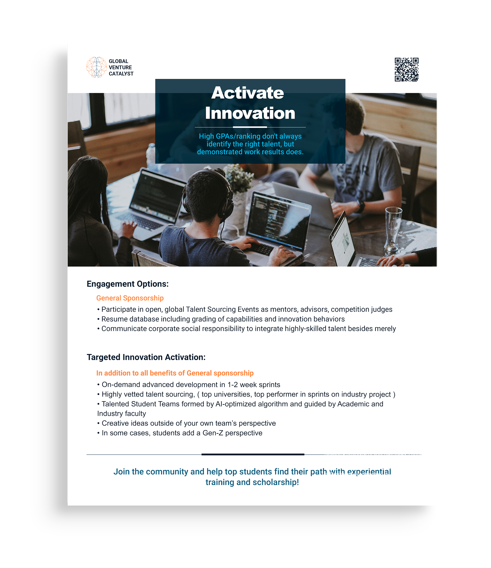 Innovation flyer