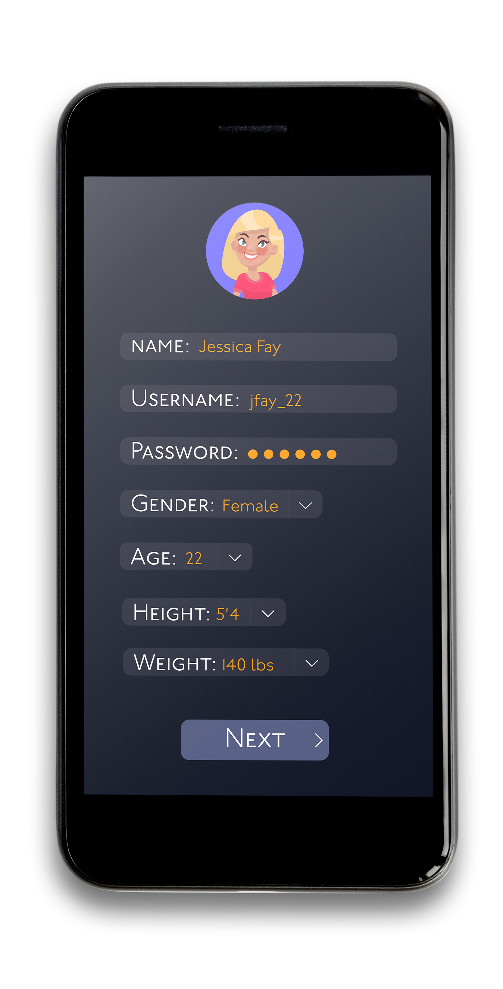 Sign up step 3