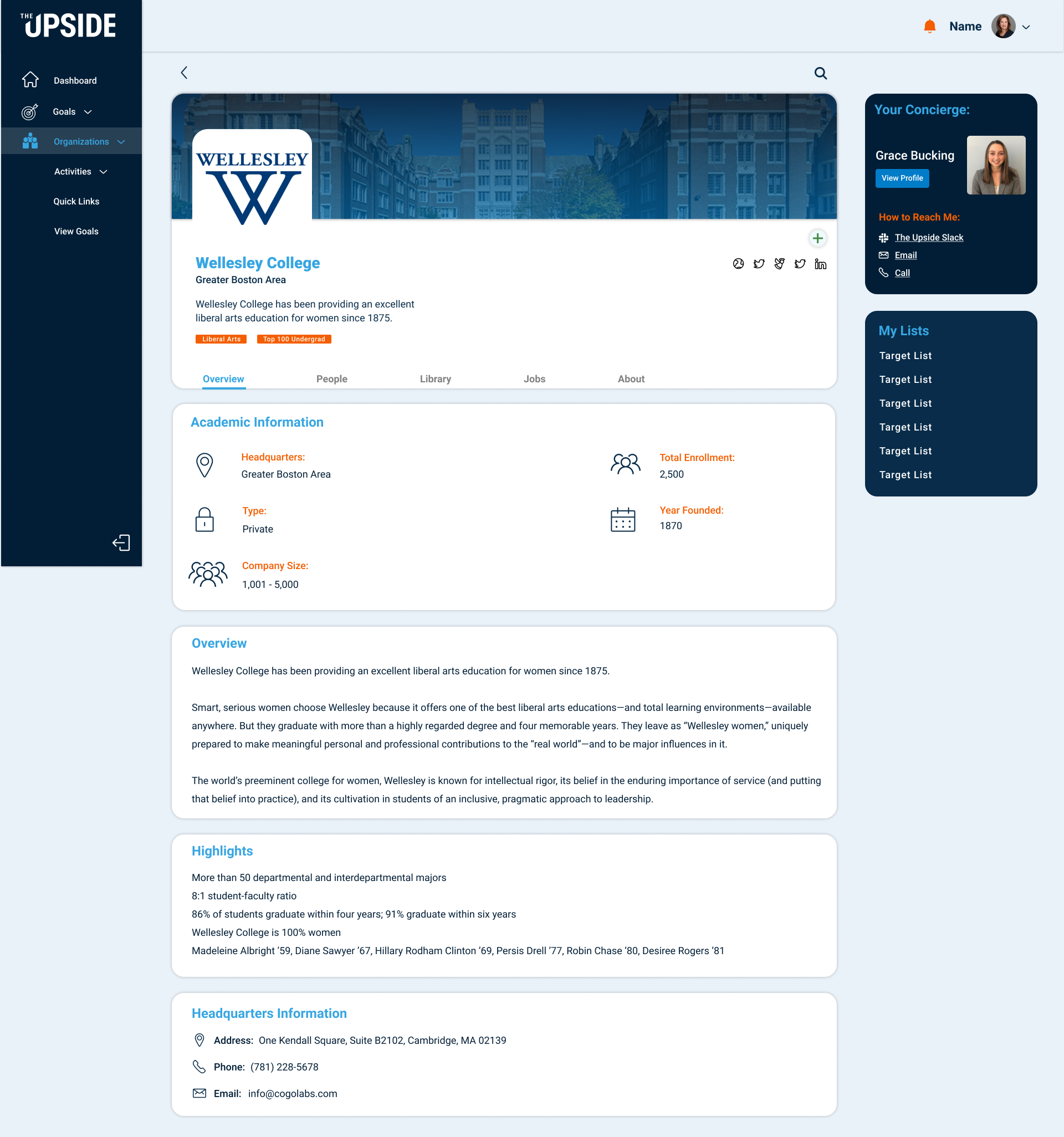 Academic page